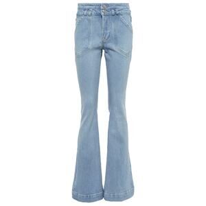 FRAME Double Button Flare Jeans Light Wash – Size 33 NWT